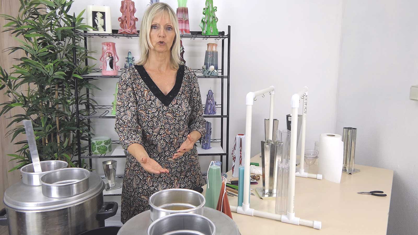 Technqiues pour confectionner des bougies sculptées