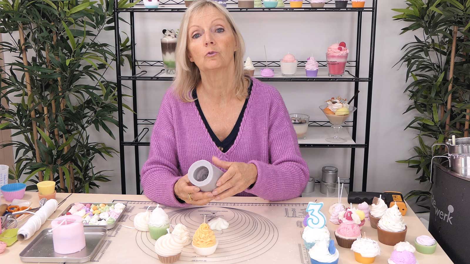 Réaliser facilement des bougies cupcakes