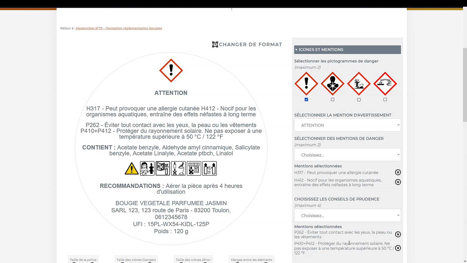 Imprimer ses étiquettes pour bougies